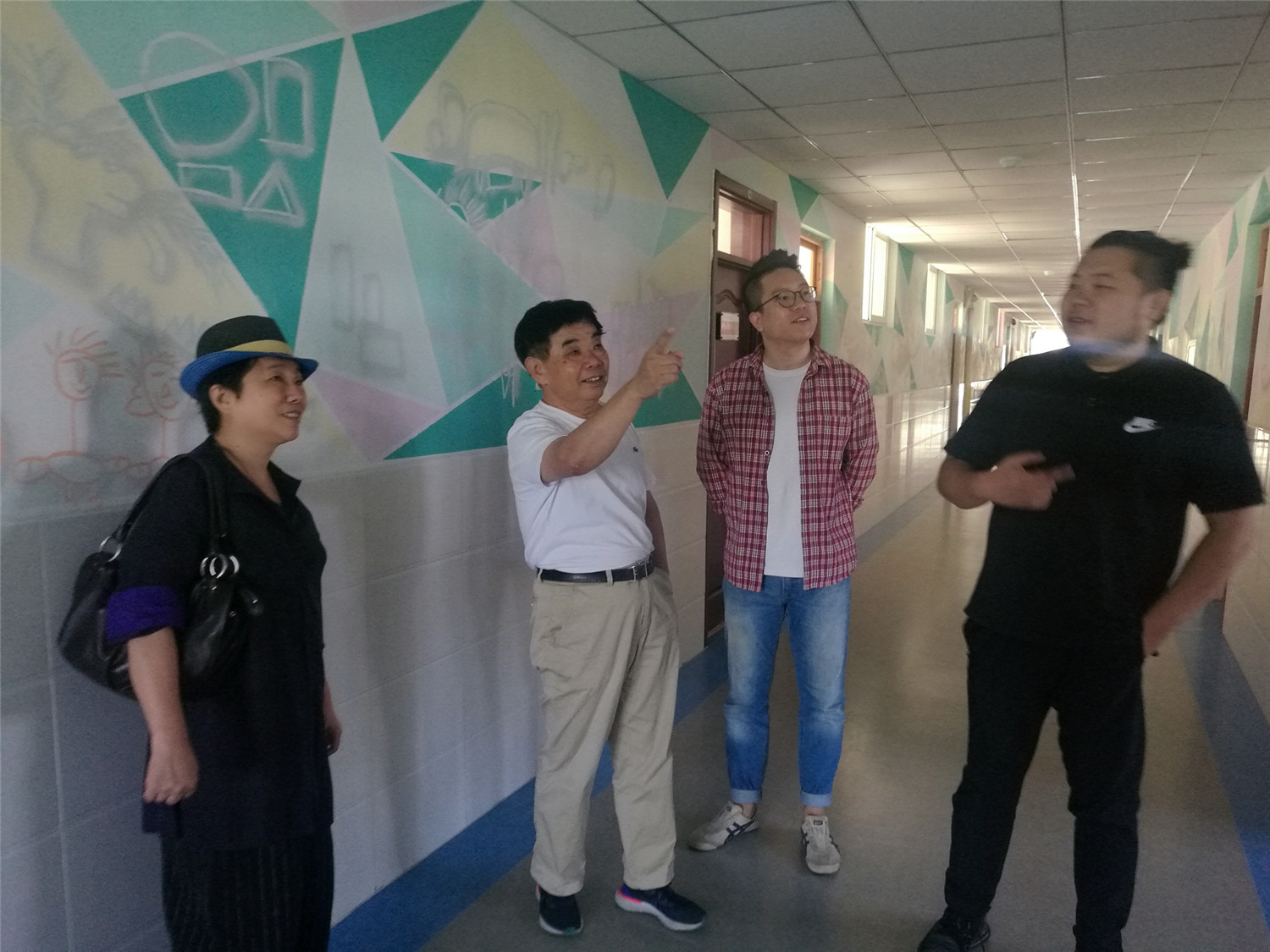 李辰、于雨田到淄博市特殊教育中心參觀指導(dǎo)