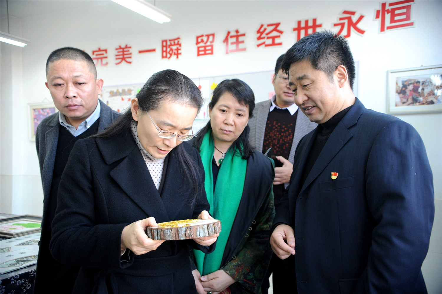 九三學社 市人防辦走進市特教中心