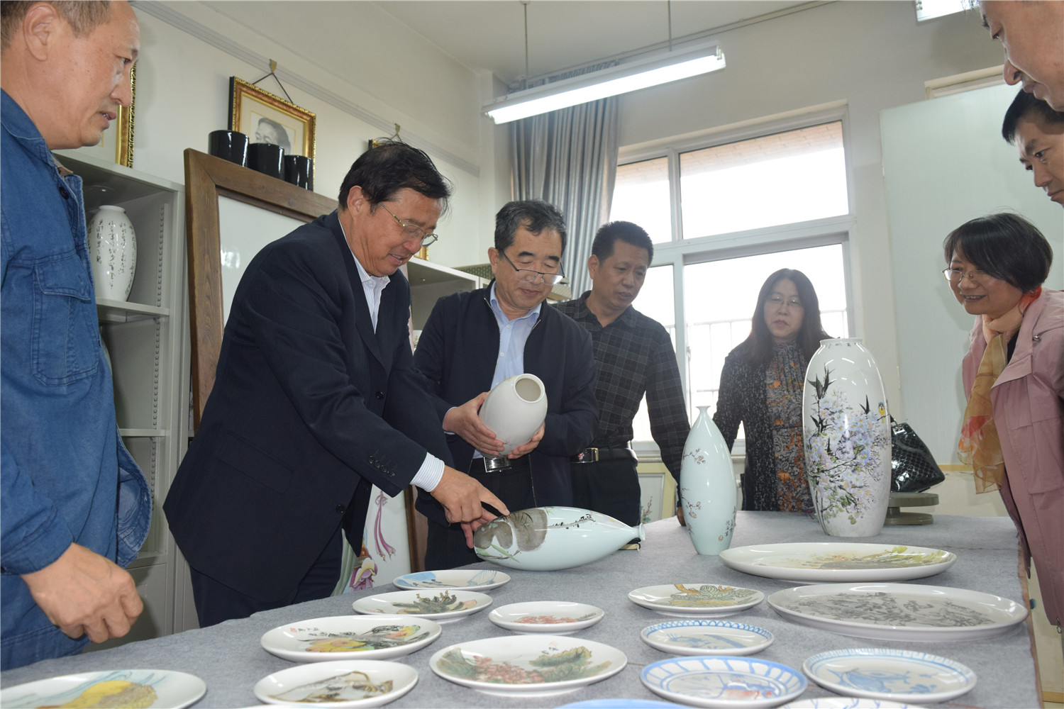 淄博市職業(yè)教育教研室領(lǐng)導(dǎo)來我校調(diào)研