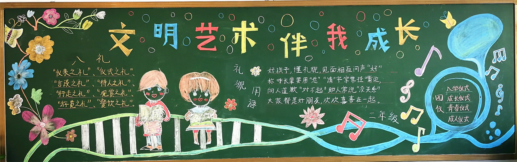 聽障部學(xué)生黑板報(bào)欣賞