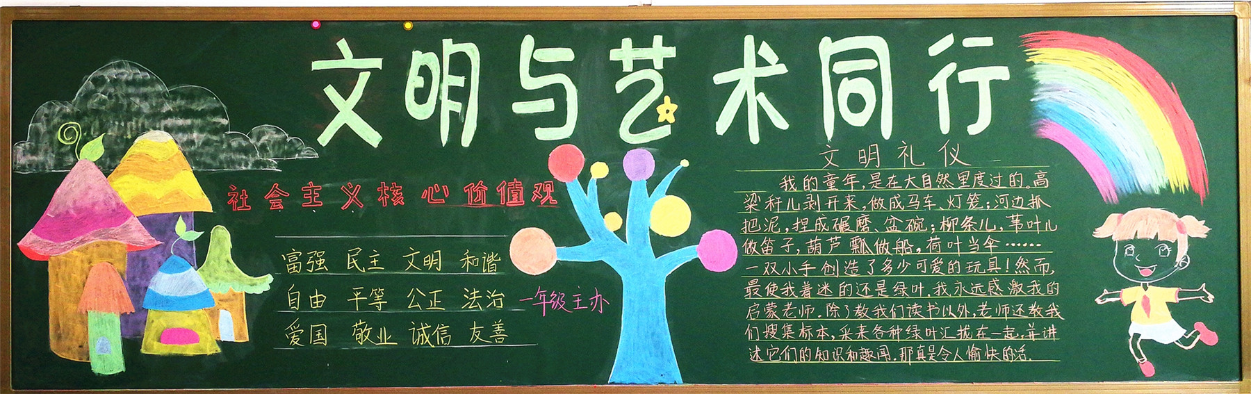聽障部學(xué)生黑板報(bào)欣賞
