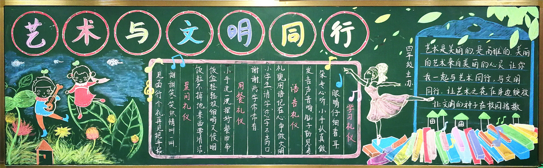 聽障部學(xué)生黑板報(bào)欣賞