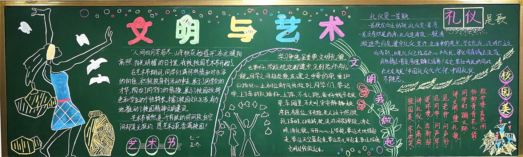 聽障部學(xué)生黑板報(bào)欣賞