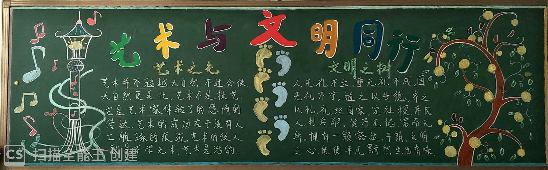 聽障部學(xué)生黑板報(bào)欣賞