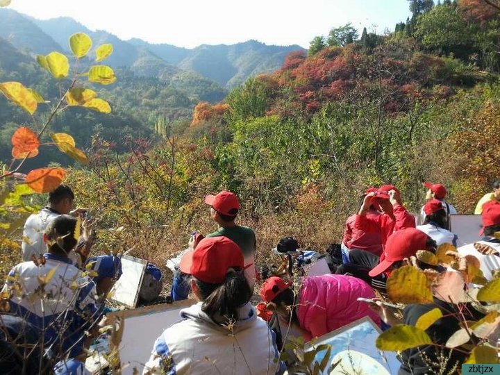 市特教中心成功組織美術(shù)寫生活動